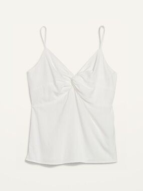 Old Navy White Twist-Front Camisole